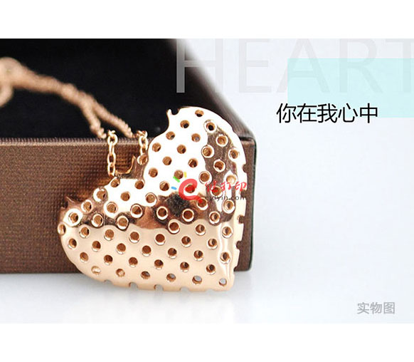 你在我心中心形吊墜1